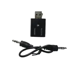 SEISA - Adaptador Receptor Bluetooth Audio Usb 5.0 2 Rx Tx Pc Laptop Tv Auto