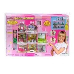 GENERICO - CASA PARA MUÑECAS DE 245 PIEZAS