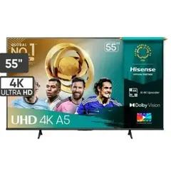 HISENSE - Televisor Led 55 Smart UHD 4K VIDAA 55A5NV 2025