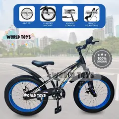 VELOX - Bicicleta Deportiva Aro 20 «PHILLIPS» Llantas Anchas Blue