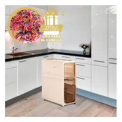 GENERICO - Aparador con Puertas en Color Beige Y+Ligas de Regalo