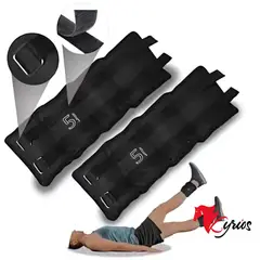 NO LOGO - PAR DE TOBILLERAS DE 5 KG PARA ENTRENAMIENTO