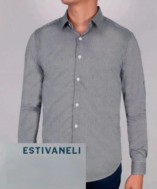 Camisa Manga Larga Cuadros