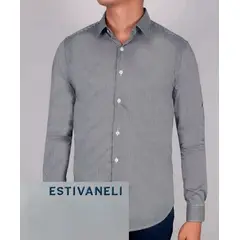 ESTIVANELI - Camisa Manga Larga Cuadros