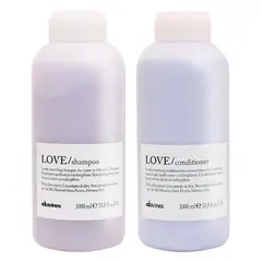 DAVINES - LOVE SMOOTHING Dúo Shampoo + Conditioner 1L