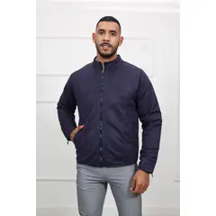 GENERICO - Casaca Hombre Gamuza HEDS - azul marino