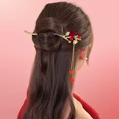 GENERICO - SET 2 PALITOS LOLITAS PARA CABELLO DE ROSA N.0011