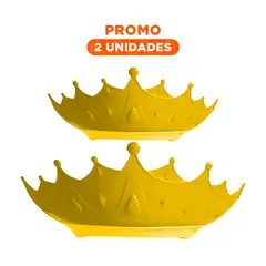 GENERICO - Pack2 Corona de Ducha Ajustable para Niños en Amarillo