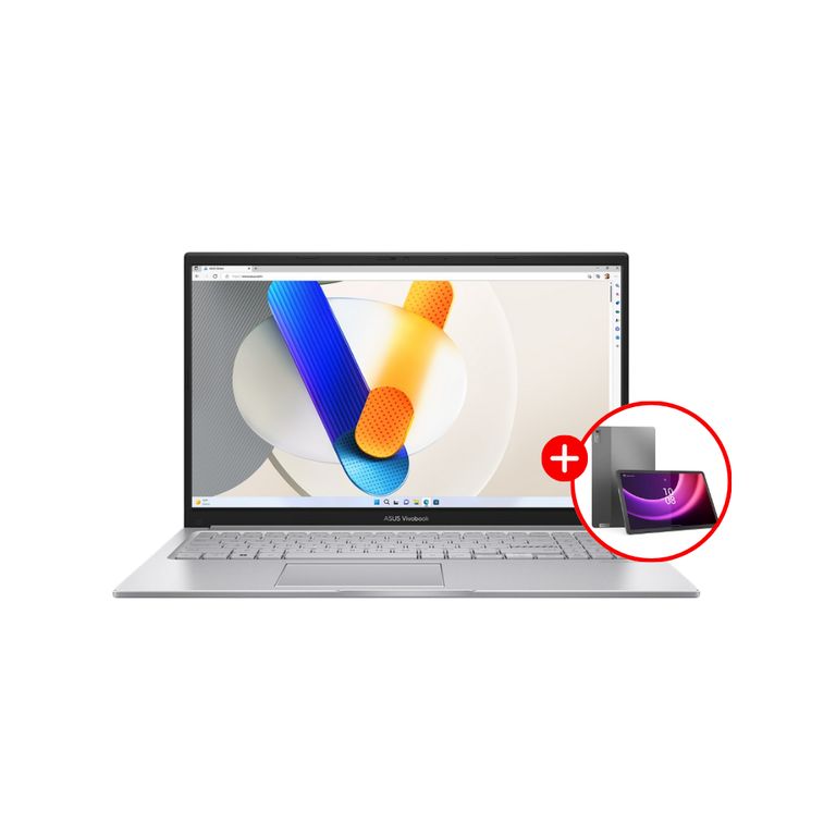 Combo Laptop X1504VA-NJ1661W Core i5 512GB 8GB + Tablet Lenovo Tab M10
