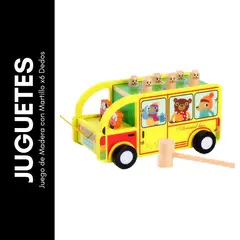 GENERICO - Juego de Madera con Martillo x6 Dedos