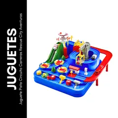 GENERICO - Juguete Pista Circuito Carreras Rescue City Aventuras