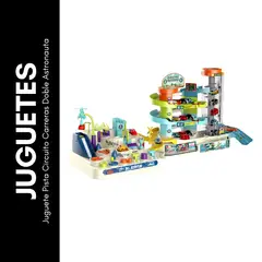 GENERICO - Juguete Pista Circuito Carreras Doble Astronauta