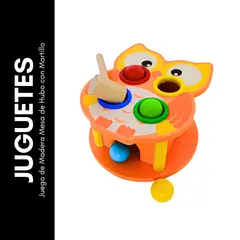 GENERICO - Juego de Madera Mesa de Hubo con Martillo