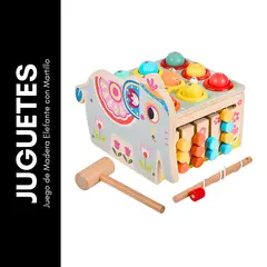 GENERICO - Juego de Madera Elefante con Martillo