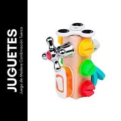 GENERICO - Juego de Madera Combinación Tuerca