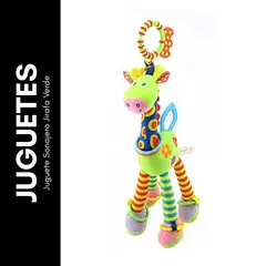 GENERICO - Juguete Sonajero Jirafa Verde