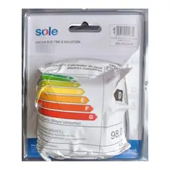 SOLE - DUCHA ELÉCTRICA 5500W MODELO SOLUCIÓN SOLDE5500S