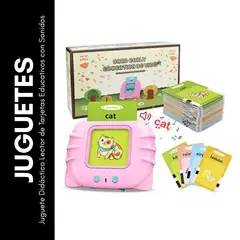 GENERICO - Juguete Didáctico Lector de Tarjetas Educativos con Sonidos