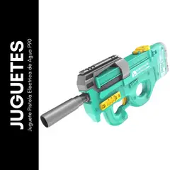 GENERICO - Juguete Pistola Electrica de Agua P90