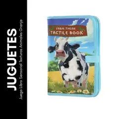 GENERICO - Juguete Libro Sensorial Texturas Animales Granja