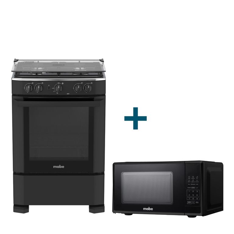 Combo Cocina a Gas 60cm CMP6010FN0 +Horno microondas 20L HMM07PBN