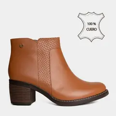 TOP MODEL - Botines Casuales Mujeres Tmo-Mh0022 Cuero