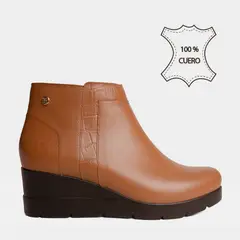 TOP MODEL - Botines Casuales Mujeres Tmo-Mh0023 Cuero