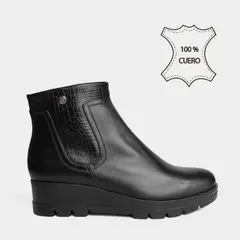 TOP MODEL - Botines Casuales Mujeres Tmo-Lk0024 Cuero