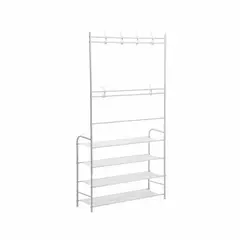 GENERICO - Pack2 Zapatera Moderna 4 N en Blanco Y+Papel de Regalo