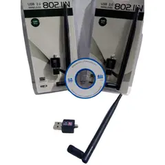 GENERICO - Antena Wifi Adaptador 1200 Mbps para Laptop y Pc