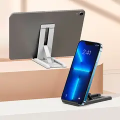 USAMS - Soporte Mesa para celulartablet Retráctil Negro ZJ070