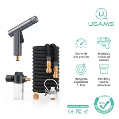 USAMS - Pistola lavado alta potencia presión de agua ajustable