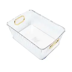 GENERICO - Pack6 Fuente de Acrilico Transparente para Colocar Objetos