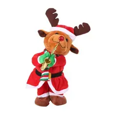 GENERICO - Reno Navideño, Bailarin con musica 34 cm