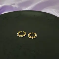 GENERICO - ARETES EAR CUFF PERLAS