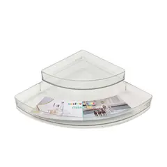 GENERICO - Pack12 Organizador de Acrilico Esquinero de 30x205x6cm
