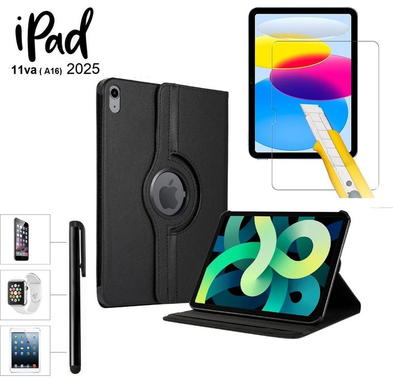 Funda + Mica + Lapiz para iPad 11va 2025 (A16) A3354 A3355 A3356