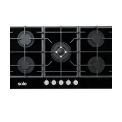 SOLE - Cocina Empotrable 5 Hornillas 86 cm SOLCO046V2
