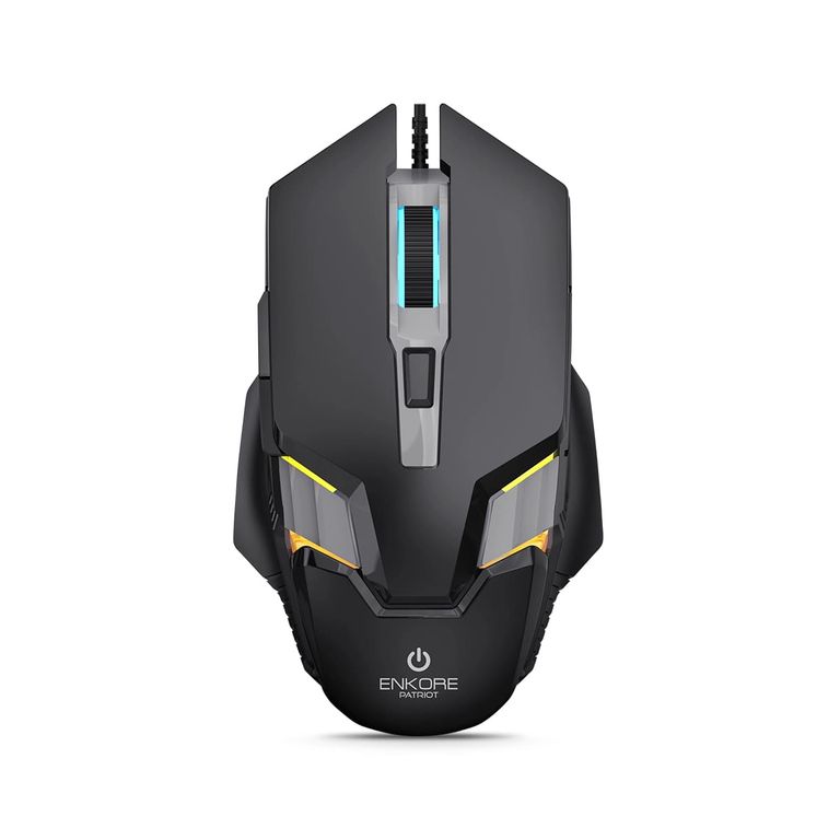 Mouse Gamer Alámbrico 7B 3200DPI Negro Patriot EKM 301