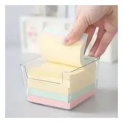 GENERICO - Pack4 Caja Organizadora de Oficina en Transparente