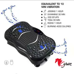 NO LOGO - VIBRADOR PARA QUEMAR CALORIAS CON BLUETOOTH + CONTROL+LIGAS