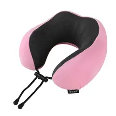 GENERICO - Pack12 Cojin Acolchado de Cuello para Viaje en Rosado Espuma