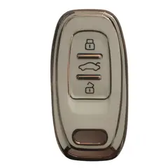 GENERICO - SKSTORE Funda Protectora TPU Beige de Llave Smart para Audi