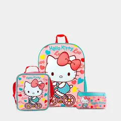 SCOOL - SET 3P MOCHILA Niña 804376 HELLO KITTY