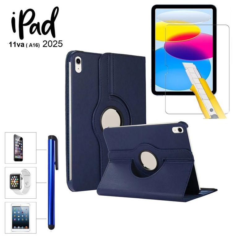 Funda + Mica + Lapiz para iPad 11va 2025 (A16) A3354 A3355 A3356
