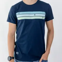 CINCO AM - CAMISETA LIFESTYLE MAN BLUE TRI