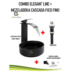 GREEN HOUSE - COMBO ELEGANT LINE + MEZCLADORA CASCADA PICO FINO