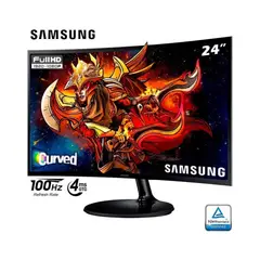 SAMSUNG - MONITOR GAMING 24D360 24 CURVO FHD 100HZ 4MS HDMI VGA