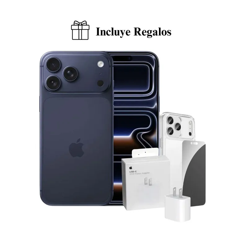 IPhone 17 Pro Max Intelligence 256GB (eSIM) - Deep Blue + Combo de Regalo