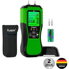 HUEPAR - Medidor Digital de Humedad para Madera Concreto y Ladrillo
